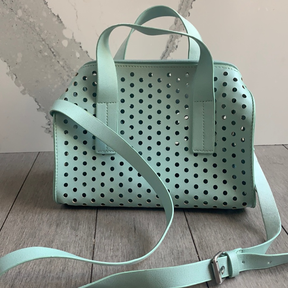 Zara girls mint satchel cross body handbag